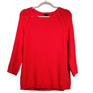 H&M Neon Pink Knit Sweater Small